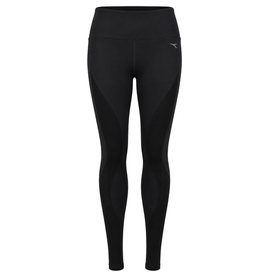 Diadora Logo Womens Black Leggings - Image 1