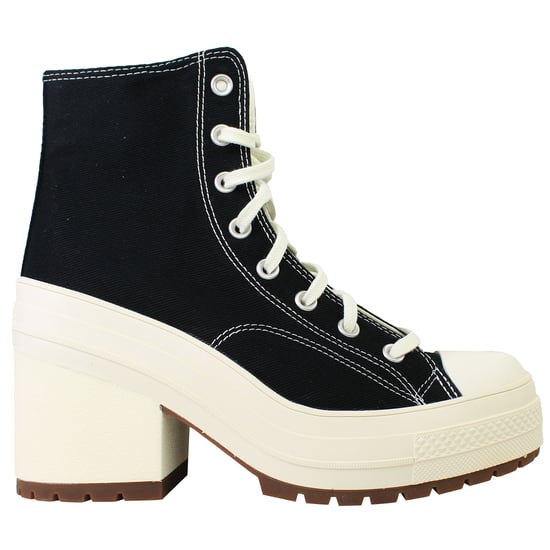 Converse Chuck 70 De Luxe Heel Hi Unisex Black Shoes - Image 1