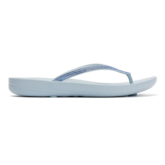 FitFlop Iqushion Sparkle Dames Flip Flops in Bewolkt Blauw - Image 5