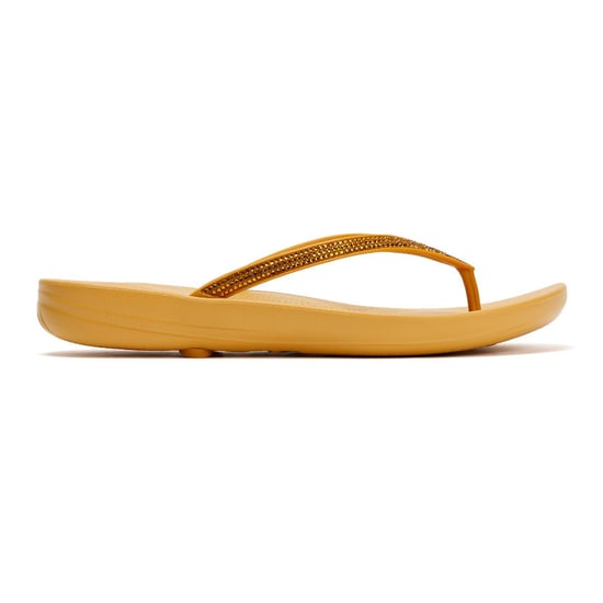 FitFlop Iqushion Sparkle Dames Turmeric Flip-Flops - Image 5