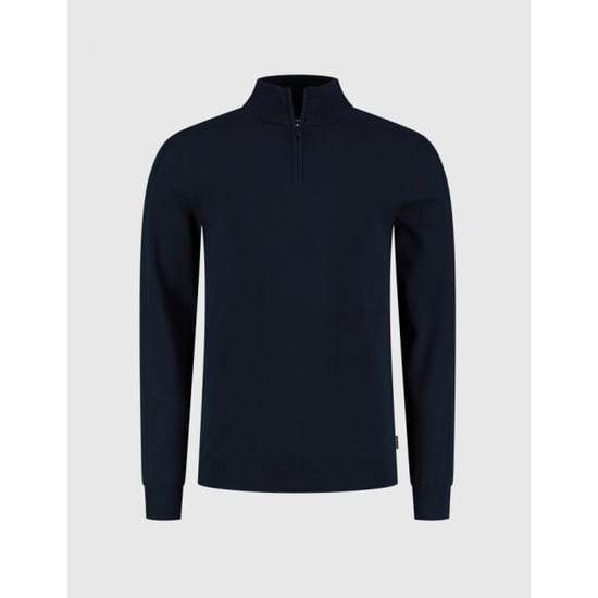 Saint Steve Elwin 70003 dark navy half zip trui - Image 2