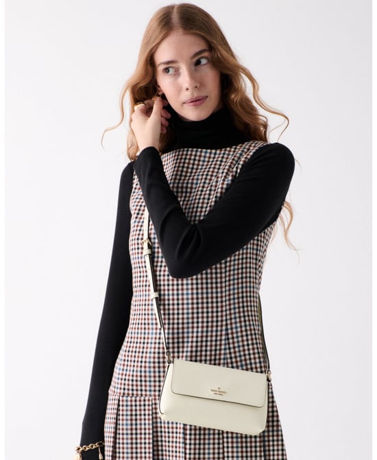 Gwen Textured Patent Crossbody Bag - Image 2