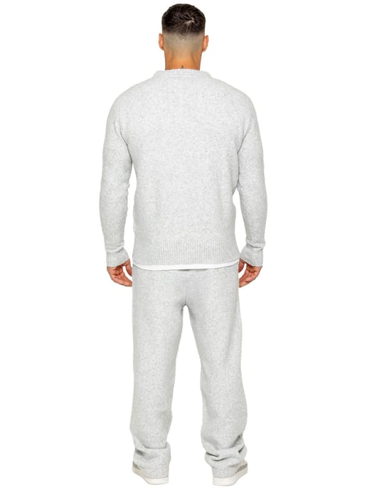 Enzo Milano | Mens Crew Neck Wool Tracksuit Set - Image 2