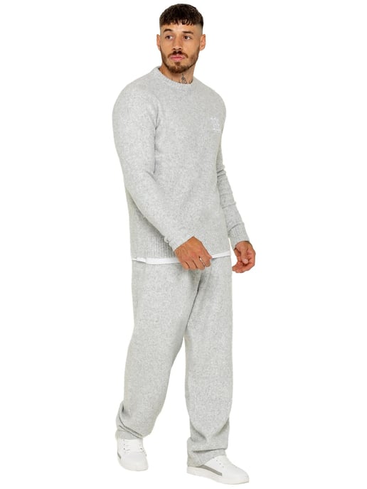 Enzo Milano | Mens Crew Neck Wool Tracksuit Set - Image 3