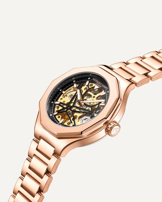 Hand Assembled Anthony James Sports Skeleton Automatic Rose - Image 2