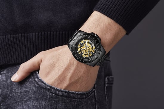 Hand Assembled Anthony James Tachymeter Sports Automatic Black - Image 3