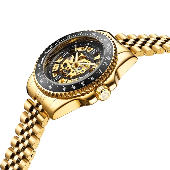 Hand Assembled Anthony James Tachymeter Sports Automatic Gold - Image 2
