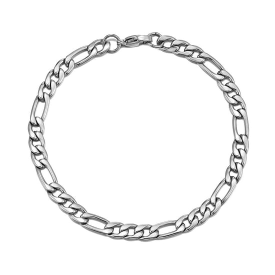 Men's Figaro 316 Steel Chain Bracelet 8 inch 5mm - Image 1