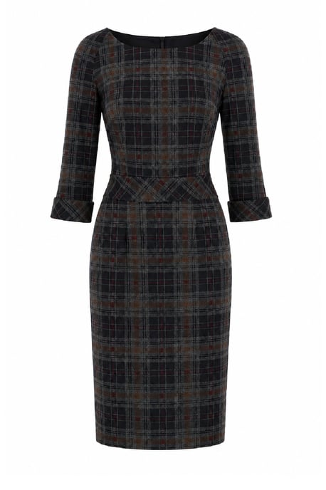 Heritage Plaid Tailored Dress - Image 4