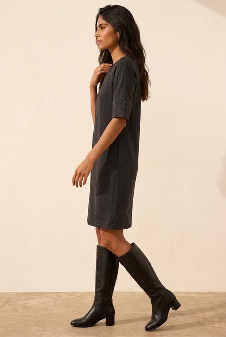 Embellished Front-Line Shift Dress - Image 2