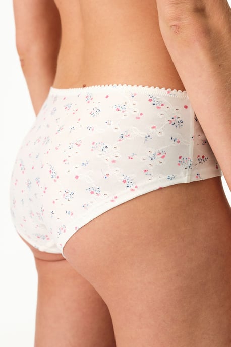 Broken Eyelet Floral High-Waist Boyshort Briefs - Image 2