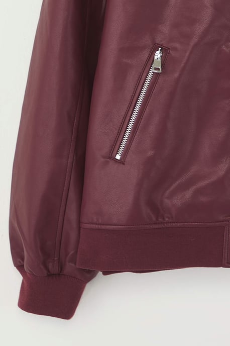 Trendyol Curve Dam Vinröd Enfärgad Lång Regular fit Plus size Kappor - Image 5