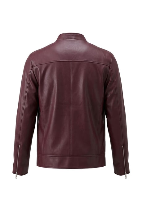 Trendyol Curve Dam Vinröd Enfärgad Lång Figursydd Plus size Kappor - Image 5