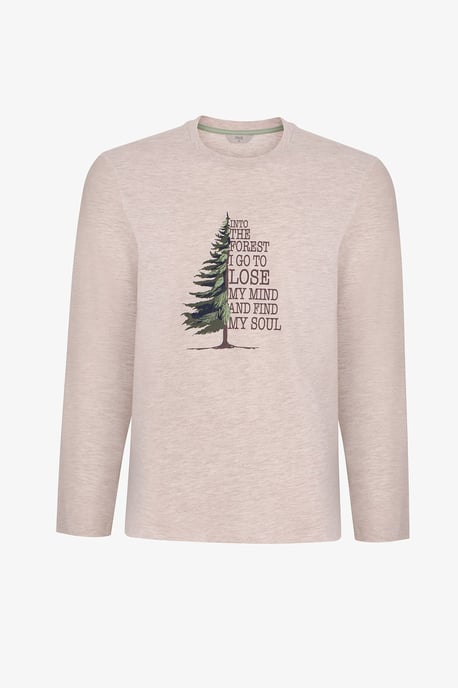 Men's Pine Forest Plaid Long Sleeve Pajama Set - Image 2