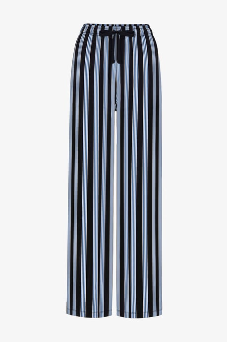 Men's Steel Striped Long Sleeve Pajama Set - Image 3