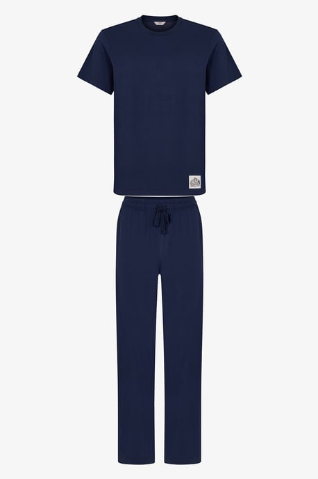 Men's Midnight Forest Short Sleeve Pajama Set - Image 1
