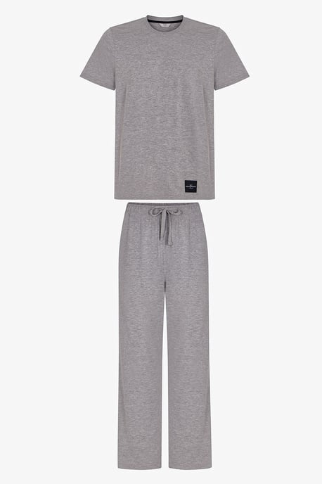 Men's Cloud Short Sleeve Pajama Set - Image 1