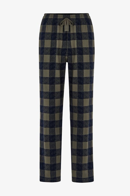 Men's Wild Attitude Plaid Long Sleeve Pajama Set - Image 3