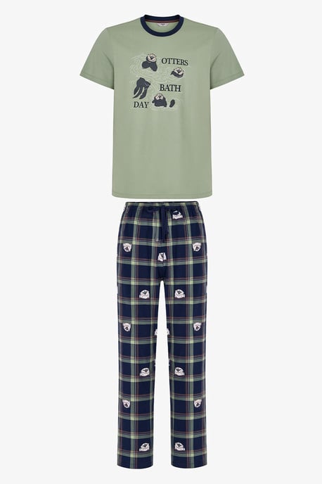 Men's Other Bath Pants Pajama Set - Image 1
