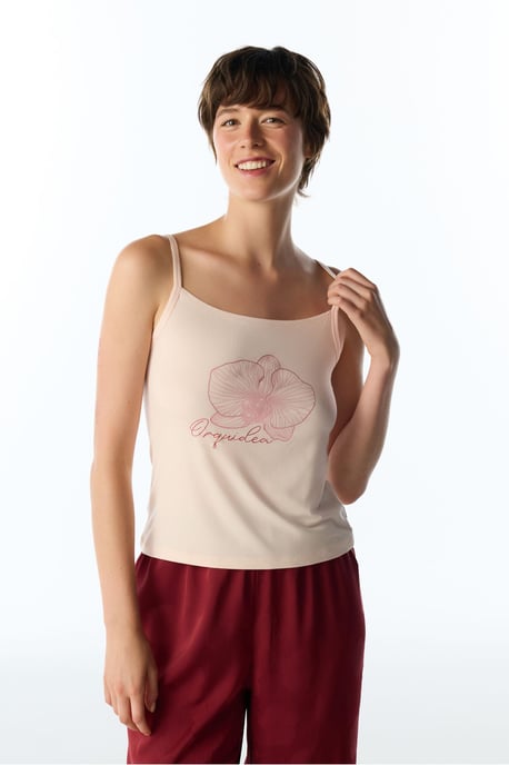 Orquidea Floral Pajama Pants Set - Image 1