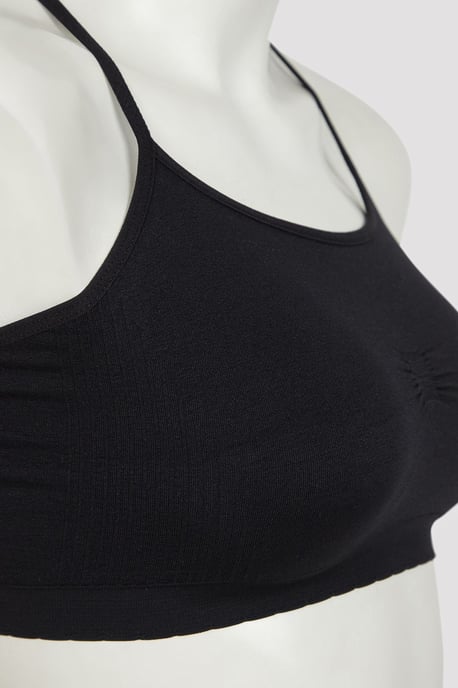 Basic Padded Seamless Wire-Free Bra - Image 5