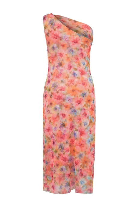 Trendyol Curve Dam Flerfärgad Enfärgad Maxi Ärmlös Fest Bodycon Plus size Klänning - Image 2