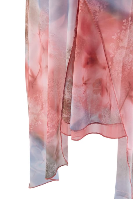 Trendyol Curve Dam Flerfärgad Färgtoning Maxi Ärmlös A-linje Plus size Klänning - Image 5