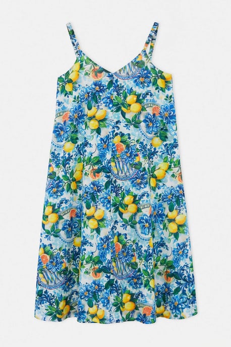 Trendyol Curve Dam Flerfärgad Enfärgad Maxi Ärmlös Strandkläder A-linje Plus size Klänning - Image 3