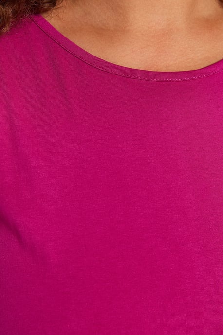 Trendyol Curve Dam Rosa Enfärgad Maxi Ärmlös Casual Rak Plus size Klänning - Image 2