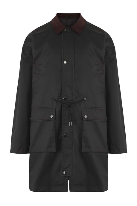 TRENDYOL MAN Men's Black Plain Long Fitted Winter Jackets - Image 4