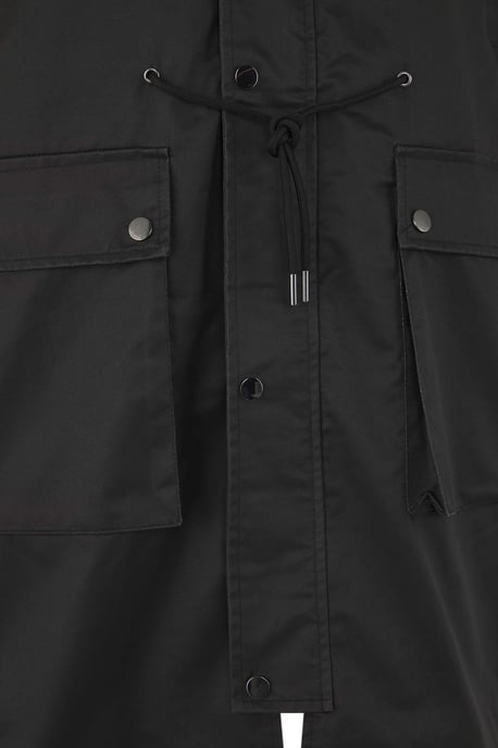 TRENDYOL MAN Men's Black Plain Long Fitted Winter Jackets - Image 5