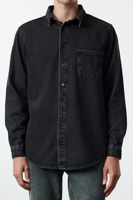 TRENDYOL MAN Men's Gray Plain Long Regular fit Jackets - Image 2