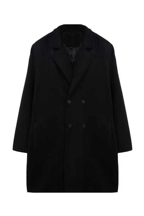 TRENDYOL MAN Heren Zwart Effen Regular fit Jassen - Image 5