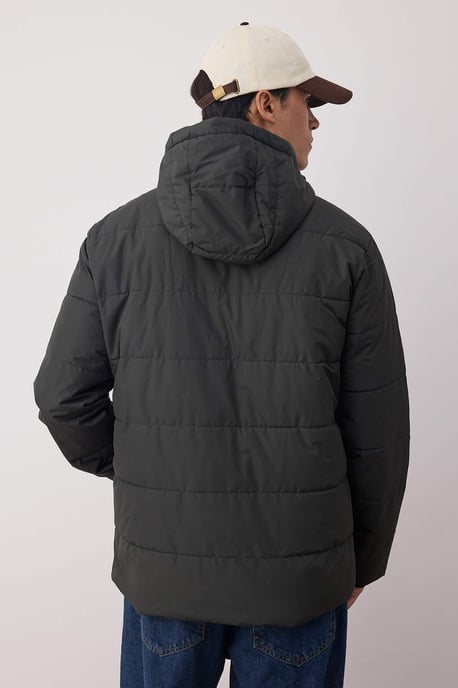 TRENDYOL MAN Men's Khaki Plain Long Regular fit Winter Jackets - Image 3