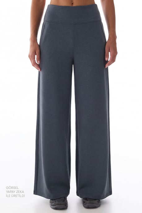 Women's Wide Leg High Waist Pants - Image 2