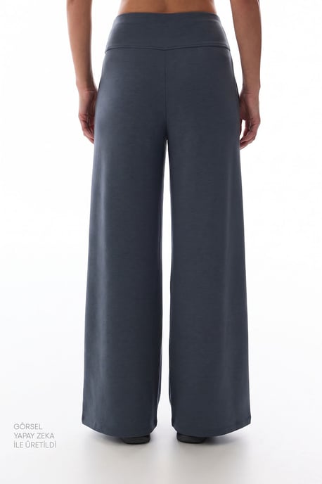Women's Wide Leg High Waist Pants - Image 3