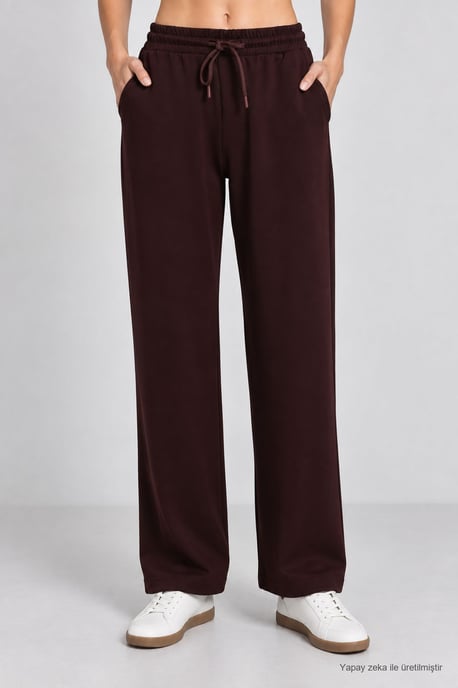 Wide Leg Drawstring Waist Sweatpants - Image 6