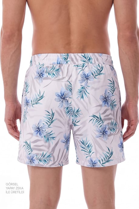 Men's Floral Swim Shorts - Image 3
