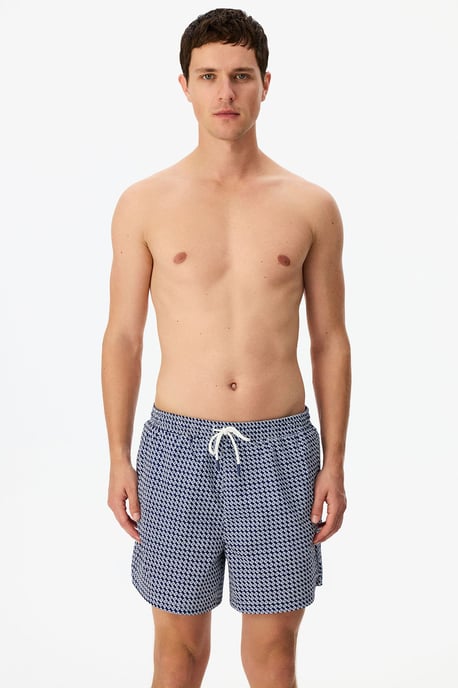Men's Countty Club Geometric Print Swim Shorts - Image 2