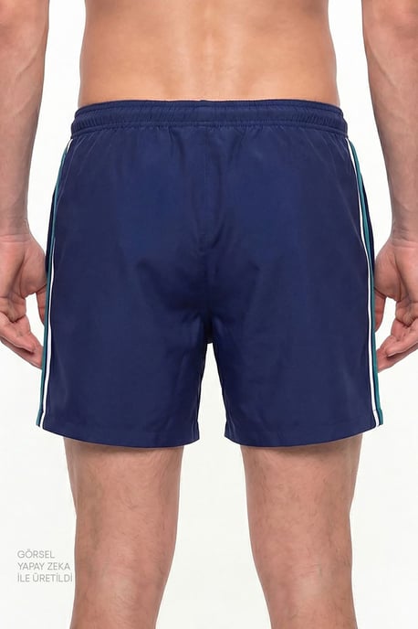 Men's Retro Tennis Swim Shorts - Image 2