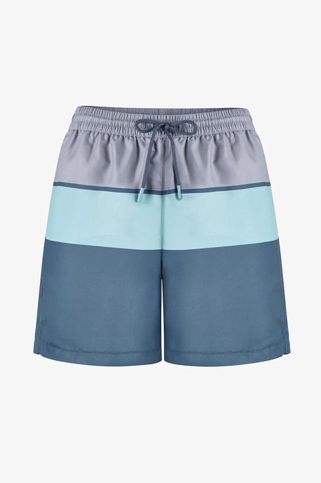 Men's Mindful Colour Block Striped Swim Shorts - Image 4