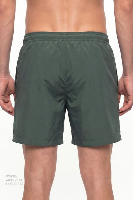 Men's Basic Dark Swim Shorts - Image 2