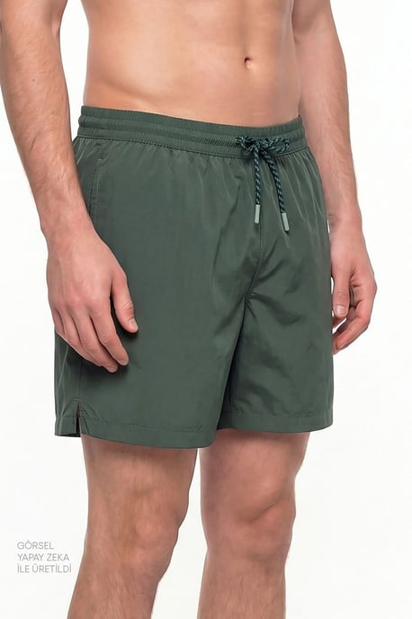 Men's Basic Dark Swim Shorts - Image 3