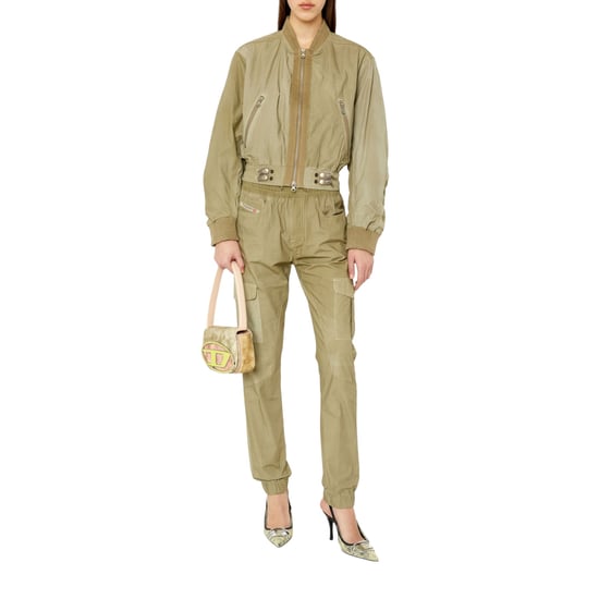 DIESEL P-URSULA-CHALK Womens Cargo Trouser - Image 5