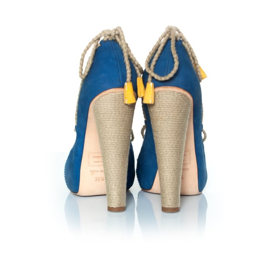 Dsquared2 Blå mocka candy pumps - Image 4