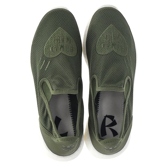 Adidas Originals x Human Made Pure Slip-on in Green Mesh - Image 3