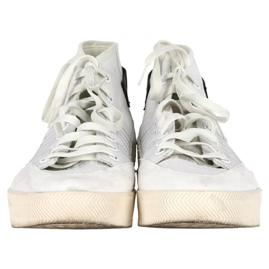 Adidas Nizza Parley High-Top Sneakers in White Polyester - Image 3