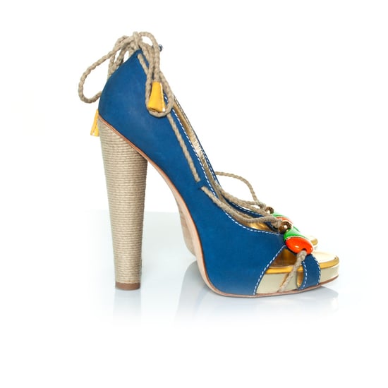Dsquared2 Blå mocka candy pumps - Image 5