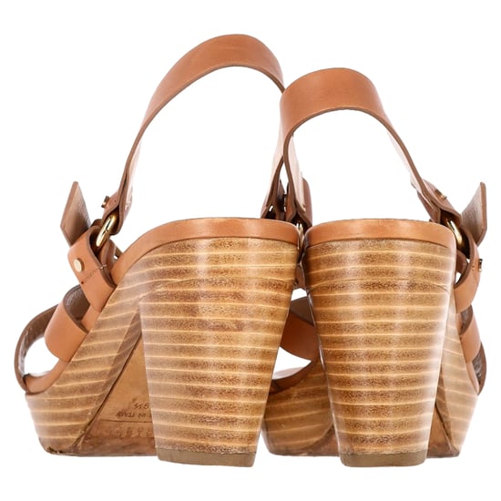 Fratelli Rossetti Block Sandal Heels in Brown Leather - Image 4