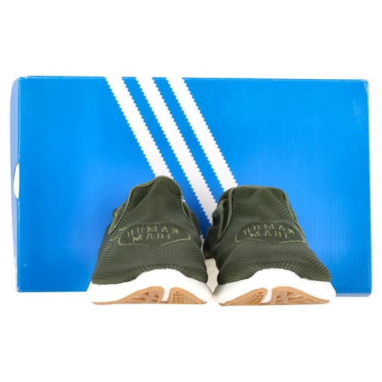Adidas Originals Human Made Pure Logo-Appliquéd Mesh Slip-On Sneakers in Green Synthetic - Image 2
